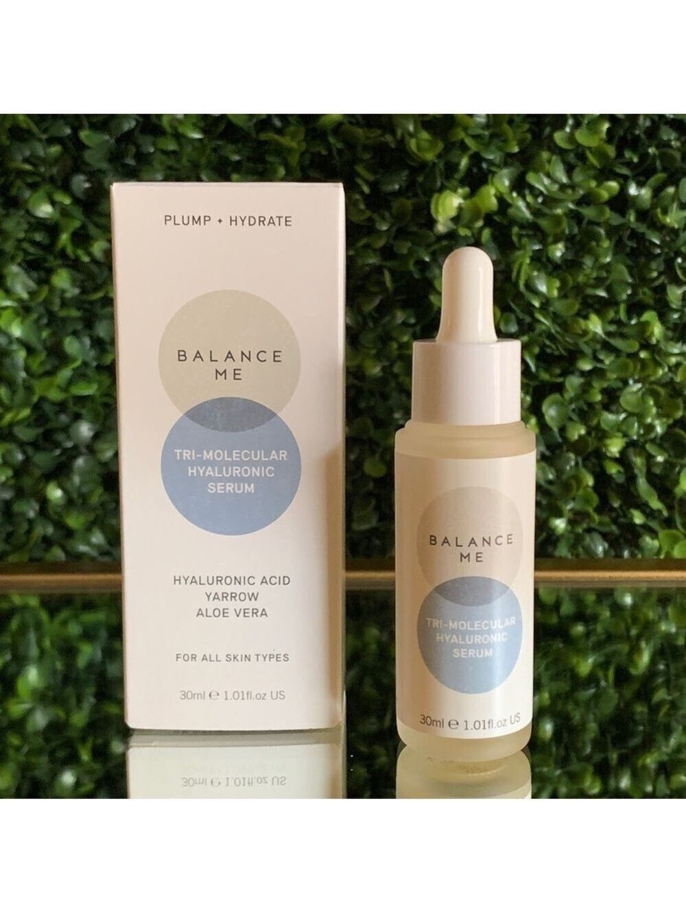 Balance Me Tri-Molecular Hyaluronic Acid Serum | NEW | Full Size | TriMoleculer